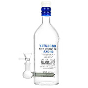 Vodka Bottle Glass Water Pipe - 9.5