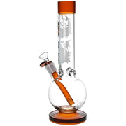 Pulsar Halloween Round Ball Glass Water Pipe - 11.75
