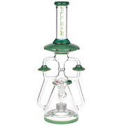 Pulsar Far-Out Visitors Recycler Glass Water Pipe | 17.25