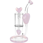 Pulsar Hearts on Hearts Recycler Water Pipe - 8.25